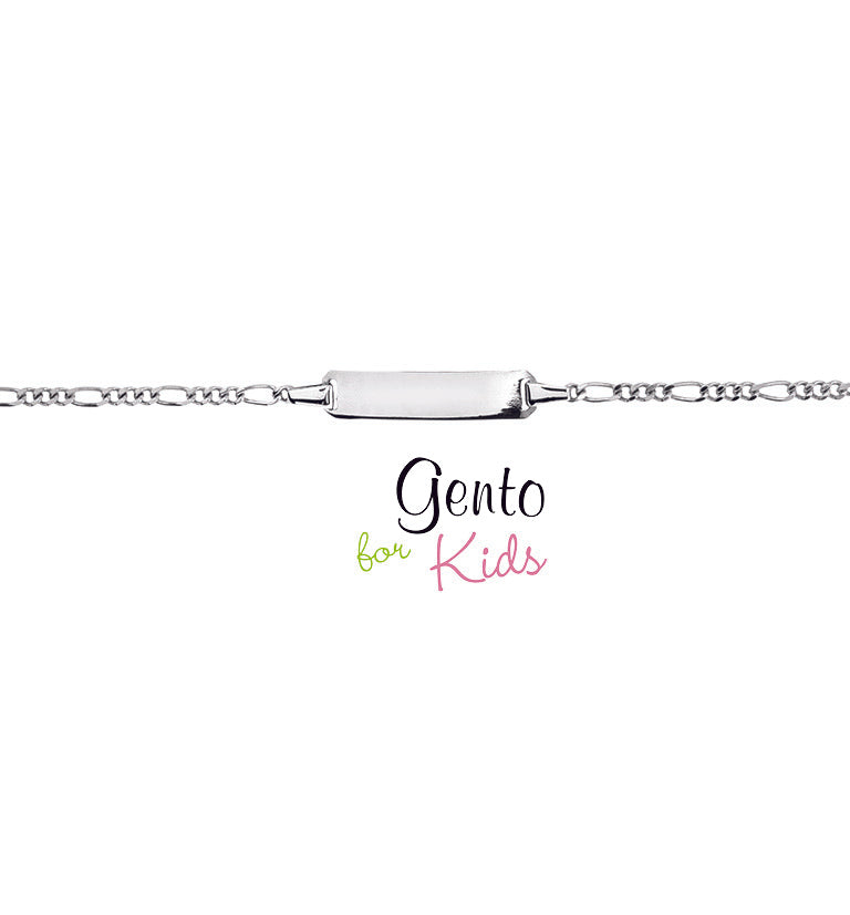 Gento For Kids Armband Identité 200.640 - Zilver