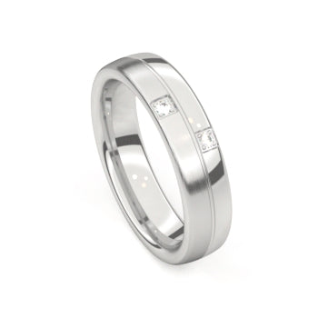Amici Ring 5548-ZL/51 -Zilver, Zirkonium, 5mm, Maat 54