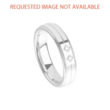Amici Ring 5538-PO/51, Staal, Zirkonium, 5mm, Maat 54