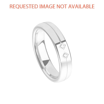 Amici Ring 5556-PO/51 - Staal, Zirkonium, 5mm, Maat 54