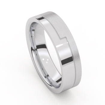 Amici Ring 5565/60 - Staal, 6mm, Maat 62