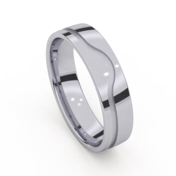 Aurodesign Ring 8817-PD/55 - Palladium, 5,5mm, Maat 62