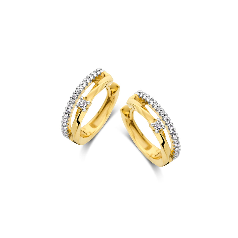 Beheyt Jewels Oorringen 240.322 - Geel Goud 18ct, Diamant