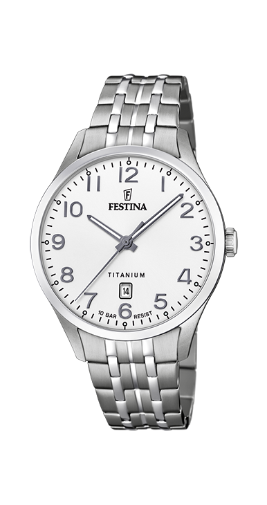 Festina Horloge 240.144 - Titanium, Quartz, Waterdicht