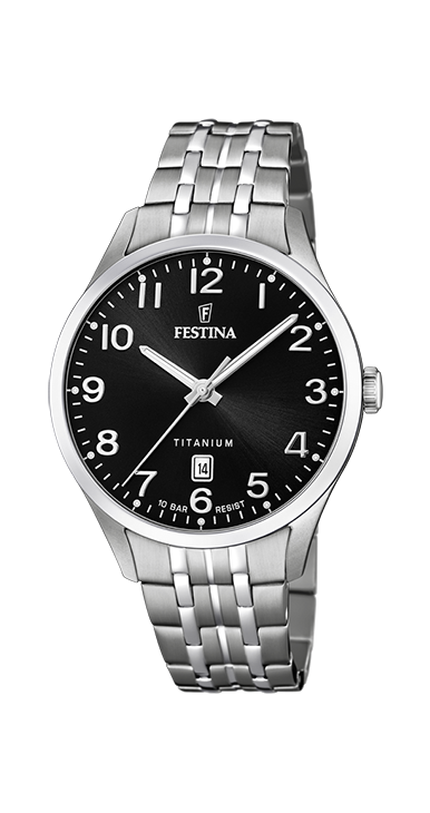 Festina Horloge 230.894 - Titanium, Quartz, Waterdicht