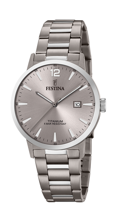 Festina Horloge 230.727 - Titanium, Quarts, Heren
