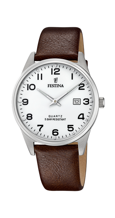 Festina Horloge 230.731 - Quartz, Leder, Heren