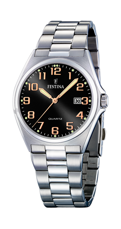 Festina Horloge 230.733 - Quartz, Staal, Heren