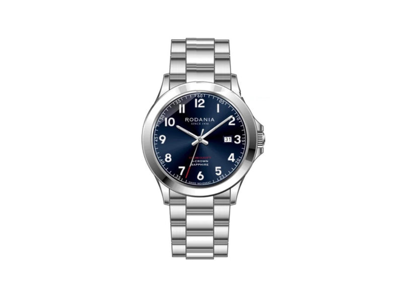 Rodania Horloge 230.919 - Verbier, Staal, Waterdicht, Saffier Glas, Heren