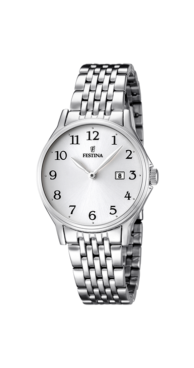 Festina Horloge 240.681 - Staal, Dames