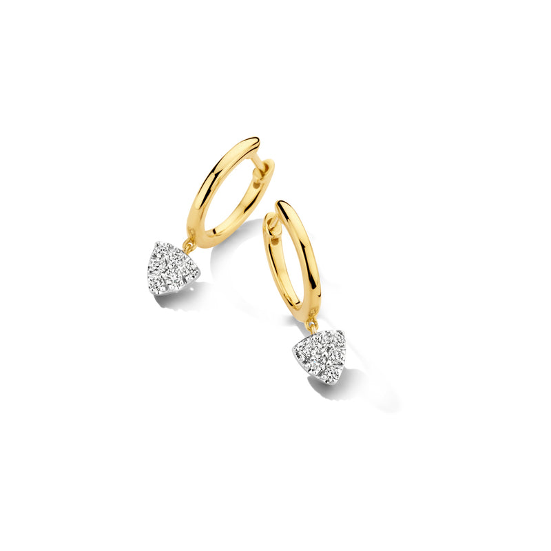 Dulci Nea Oorringen 240.546 - Geel Goud 18ct, Diamant 0,18ct