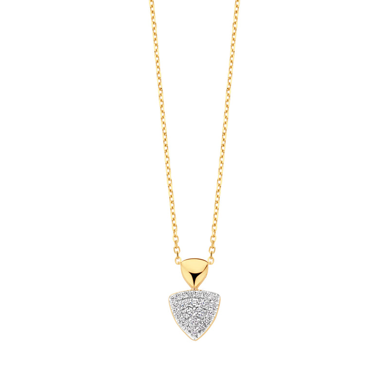 Dulci Nea Halsketting 240.560 - Geel Goud 18ct, Diamant 0,20ct