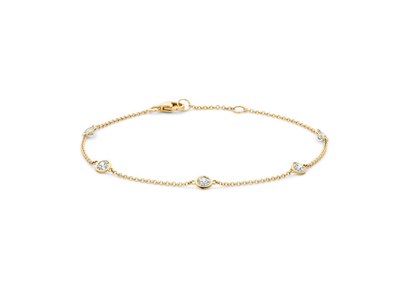 Blush Armband 240.595 - Geel Goud 14ct, Zirkoon