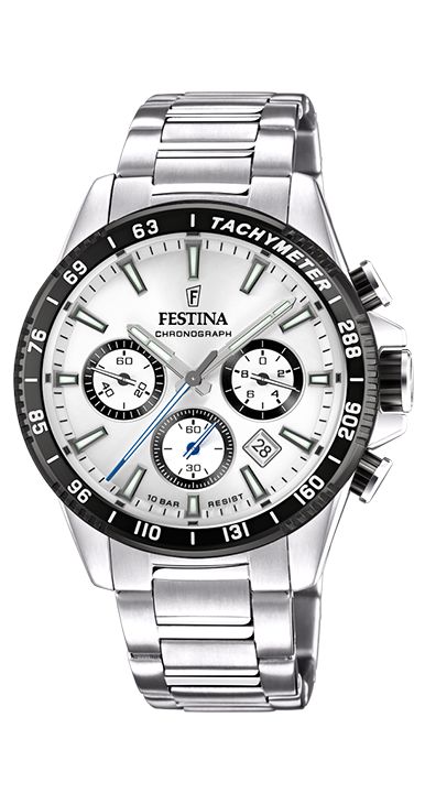 Festina Horloge 240.684 - Staal, Chrono, Waterdicht