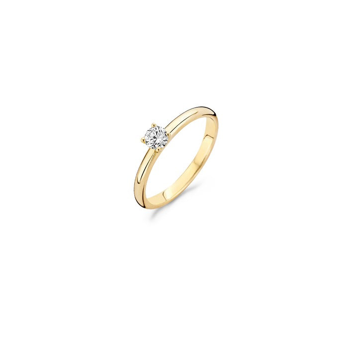 Blush Ring 240.716 - Geel Goud 14ct, Zirkoon, Maat 54