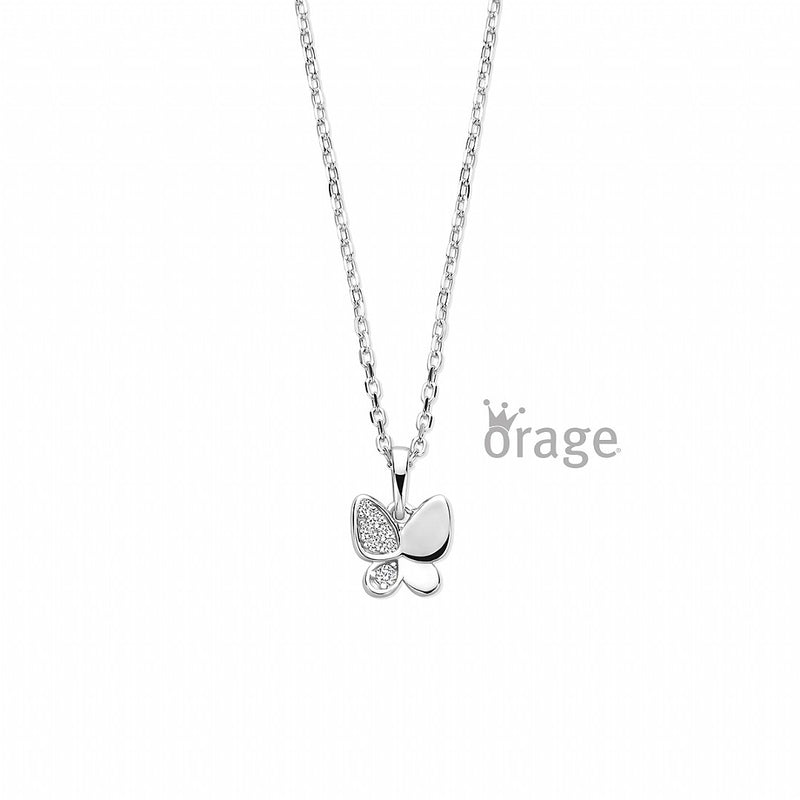 Orage Kids Halsketting 250.039 - Zilver, Zirkoon