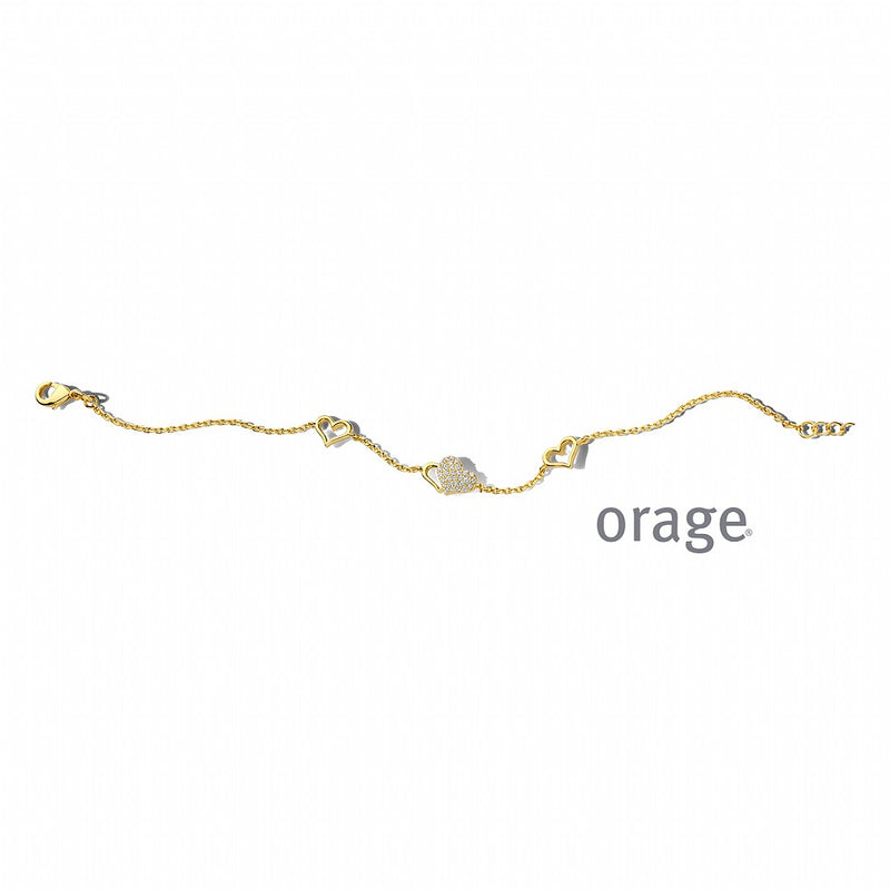 Orage Armband 250.046 - Plaqué, Zirkoon