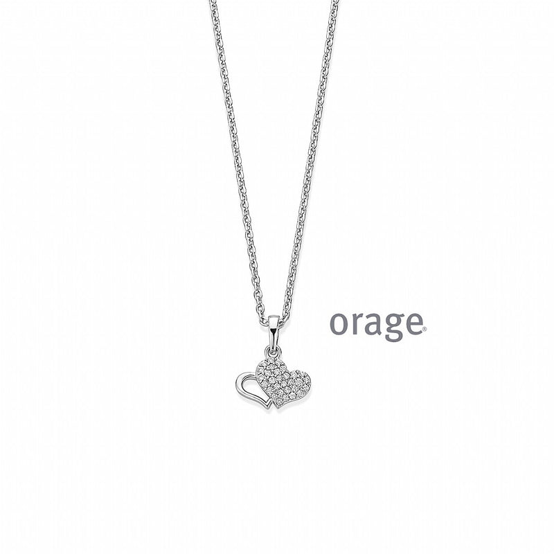 Orage Halsketting 250.048 - Zilver, Zirkoon