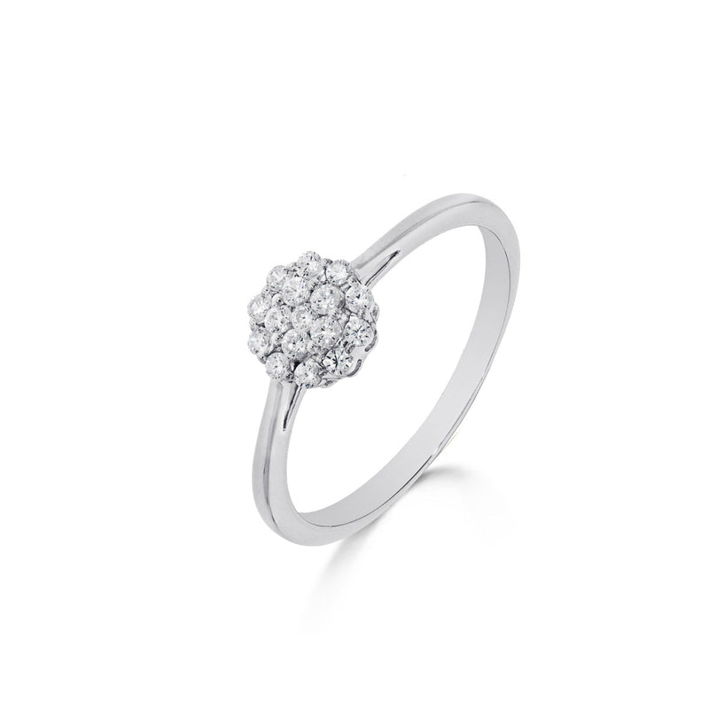 Beheyt Jewels Ring 250.060 - Wit Goud 18ct, Diamant 0,2ct, Maat 56