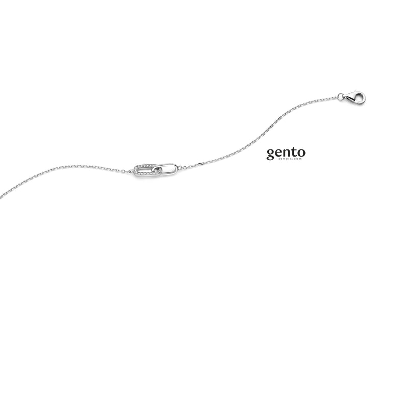 Gento Armband 250.173 - Zilver, Zirkoon