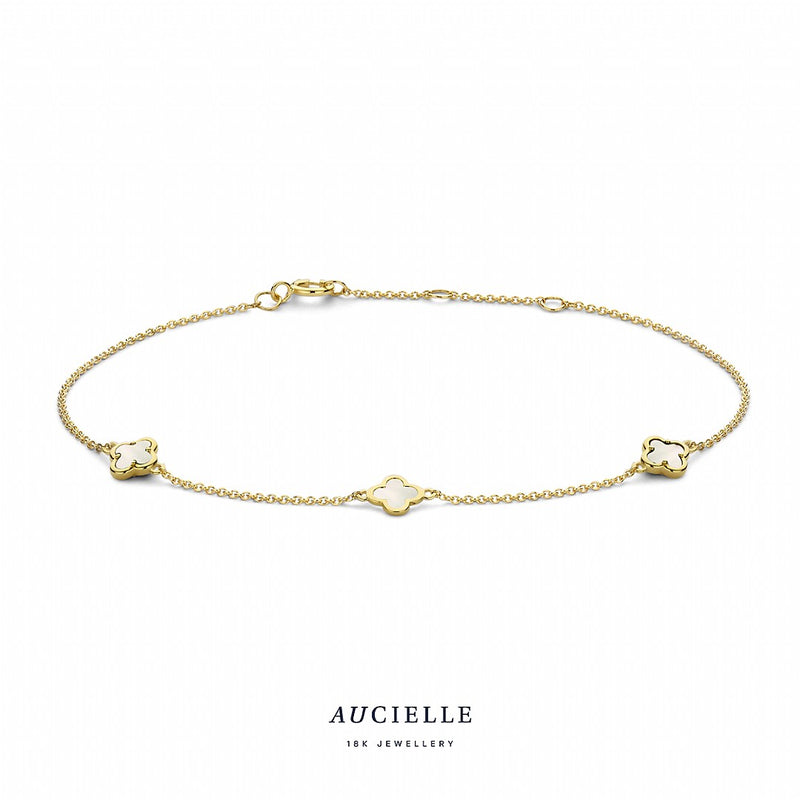 Aucielle Armband 250.195 - Geel Goud 18ct, Parelmoer