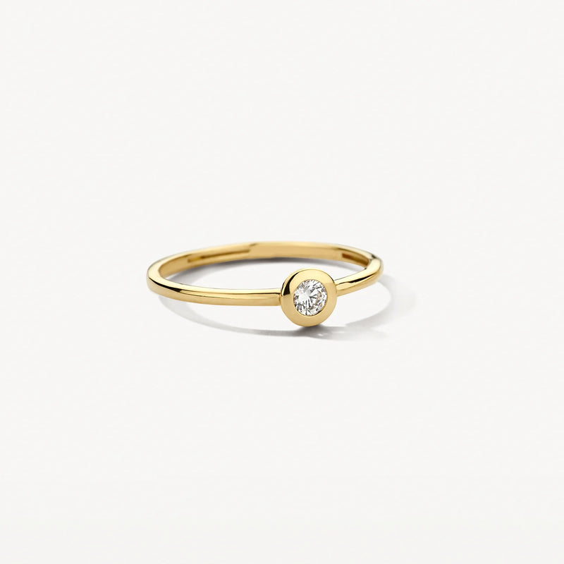 Blush Ring 250.212 - Geel Goud 14t, Zirkoon, Maat 54