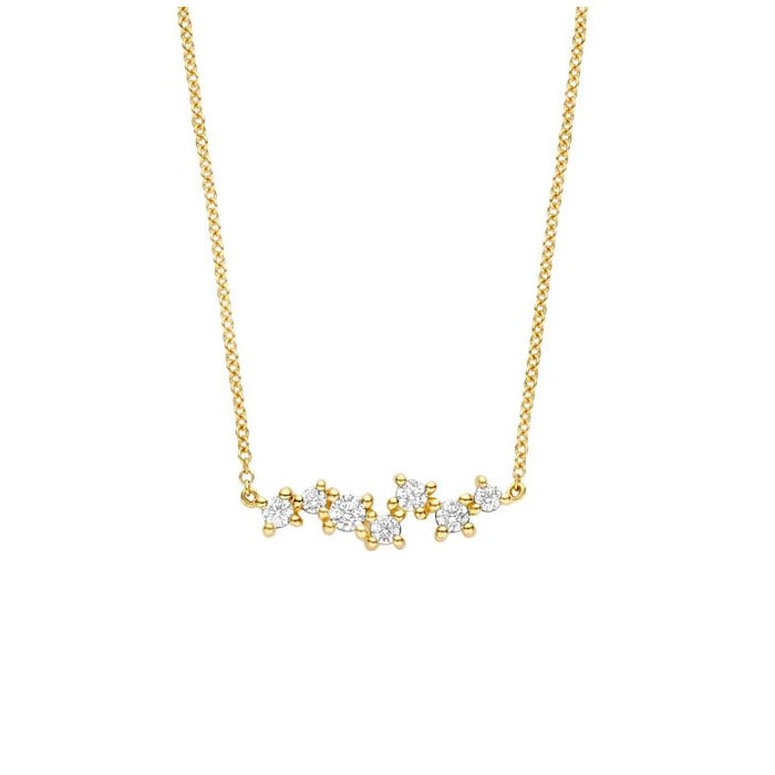 Blush Halsketting 250.373- Geel Goud 14ct, Zirkoon