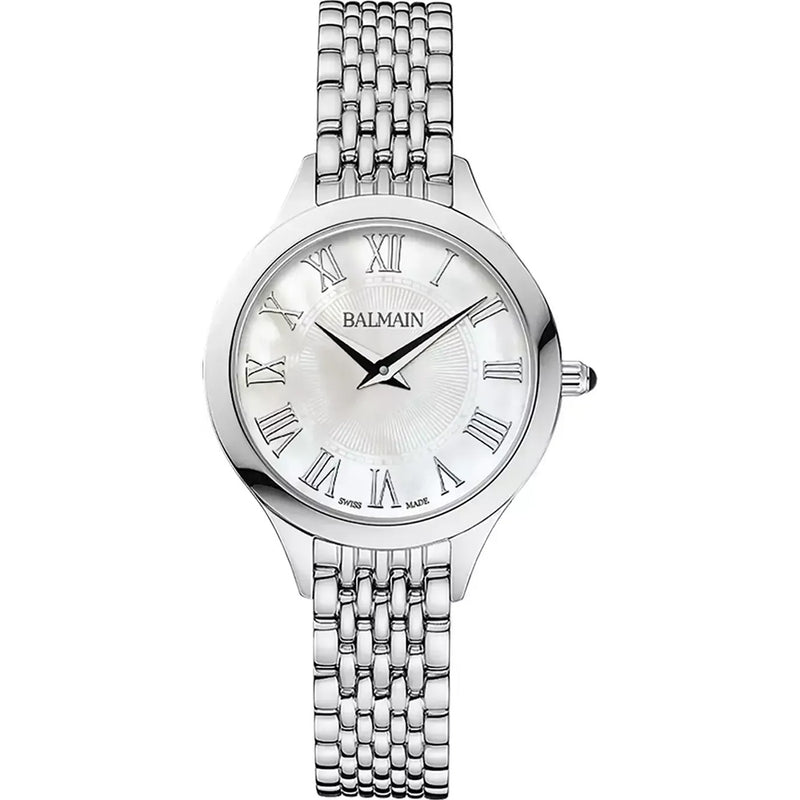 Pierre Balmain Horloge B39113382 - Balmain de Balmain, Parelmoer wijzerplaat, Saffier Glas