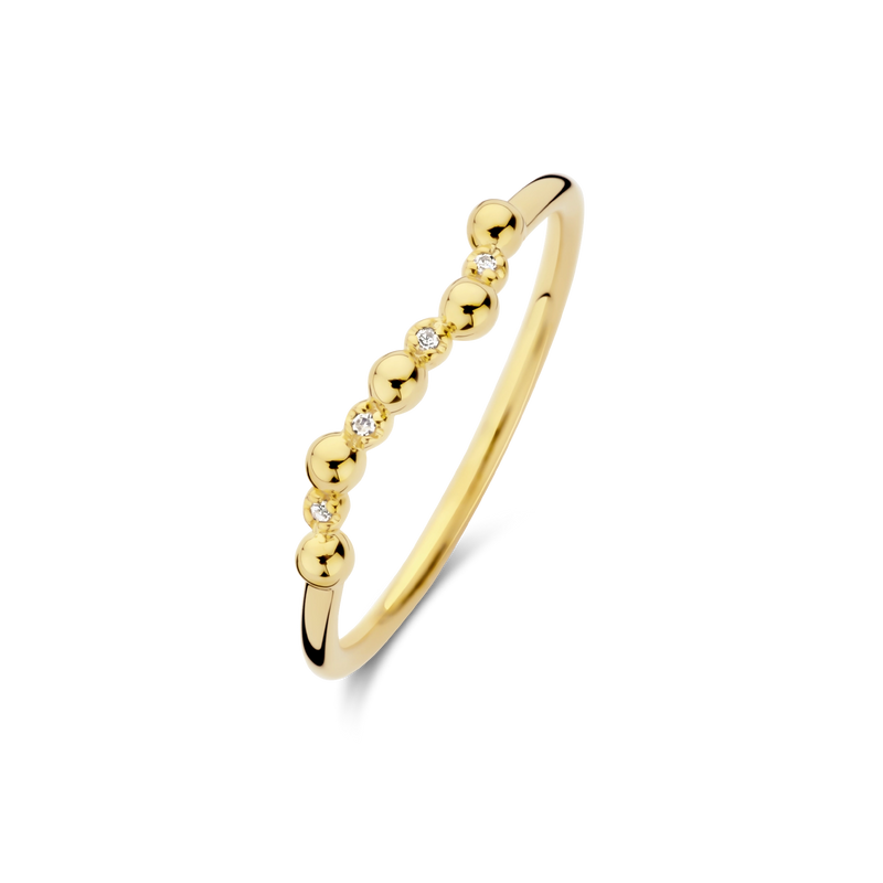 Diamanti Per Tutti Ring 250.322 - Plaqué, Diamant, Maat 52