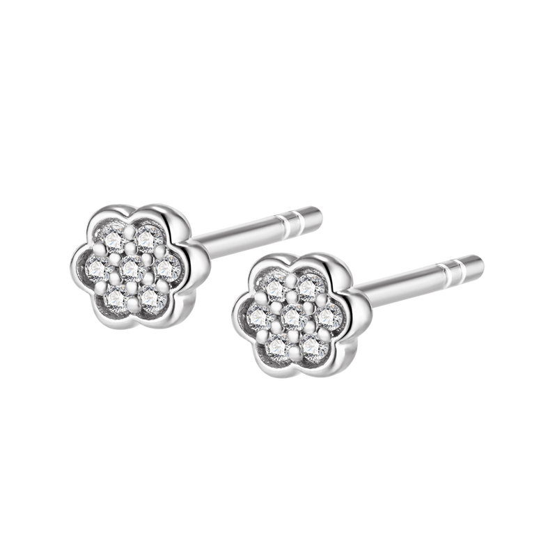 Diamanti Per Tutti Oorknoppen 250.326 - Zilver, Diamant