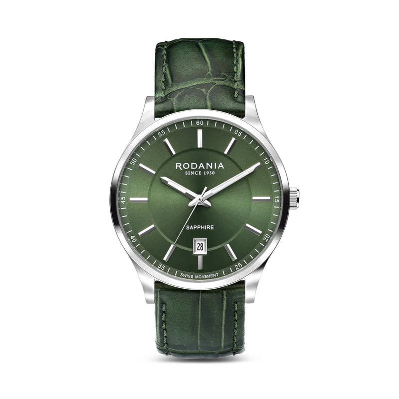 Rodania Horloge R22085 - Nyon Urban 40, Leder, Saffier Glas