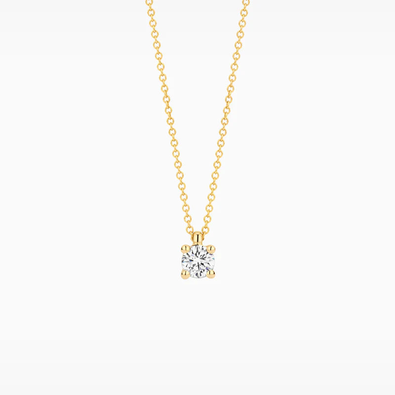 Blush Halsketting 250.352 - Geel Goud 14ct, Labgrown Diamant 0,20ct