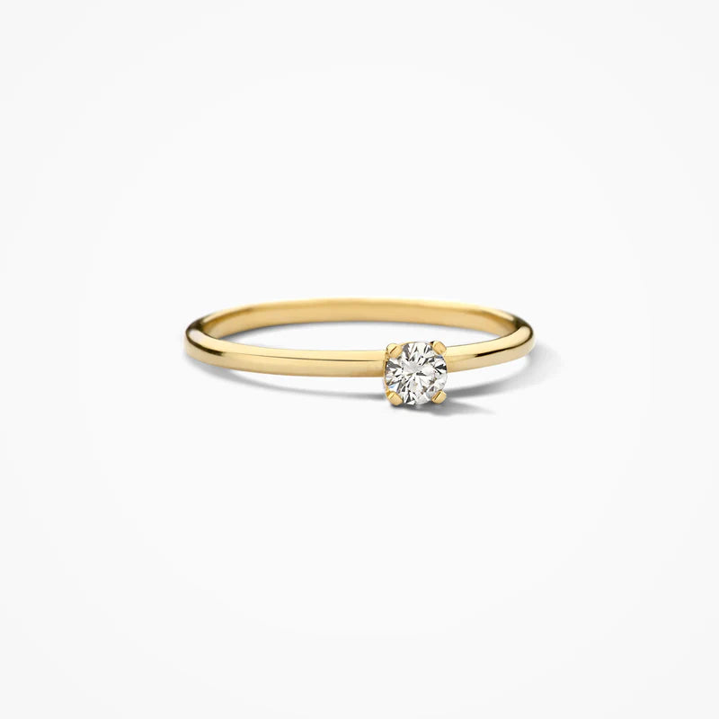 Blush Ring 250.364 - Geel Goud 14ct, Labgrown Diamant 0,15ct, Maat 54