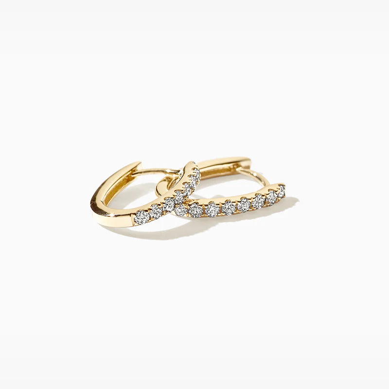 Blush Oorringen 250.368 - Geel Goud 14ct, Labgrown Diamant 2x0,12ct