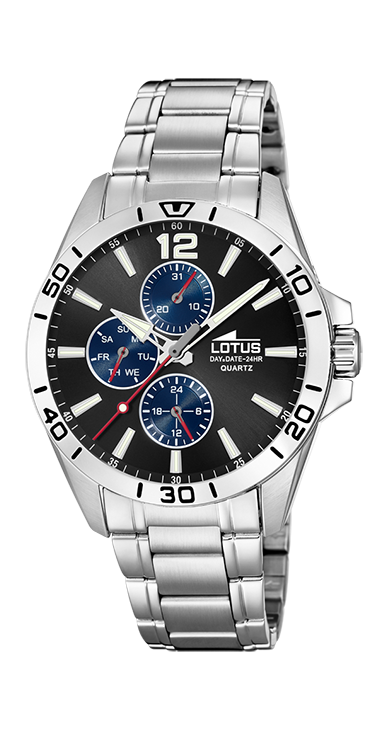 Lotus Horloge 250.403 - Staal, Heren