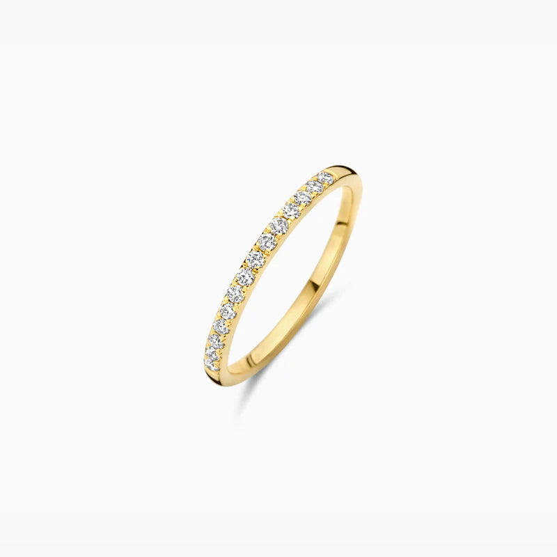 Blush Labgrown Ring 250.431 - Geel Goud 14ct, Labgrown Diamant 0,21ct, Maat 54
