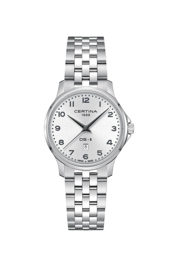 Certina Horloge C045.010.11.032.00 - Staal, Dames, Saffier Glas, Waterdicht
