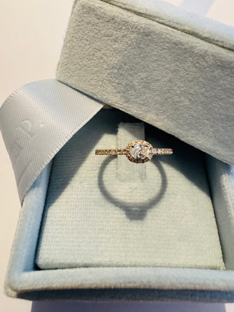 Dulci Nea Ring 250.445 - Geel Goud 18ct, Diamant 0,32ct, Maat 55