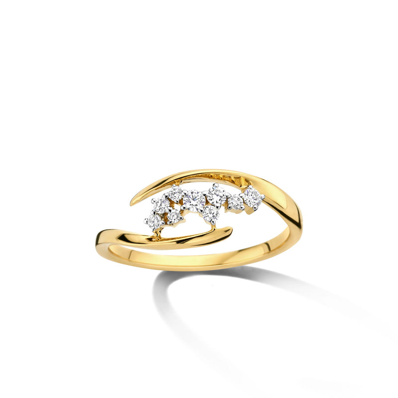Dulci Nea Ring 250.451 - Geel Goud 18ct, Diamant 0,19ct, Maat 55