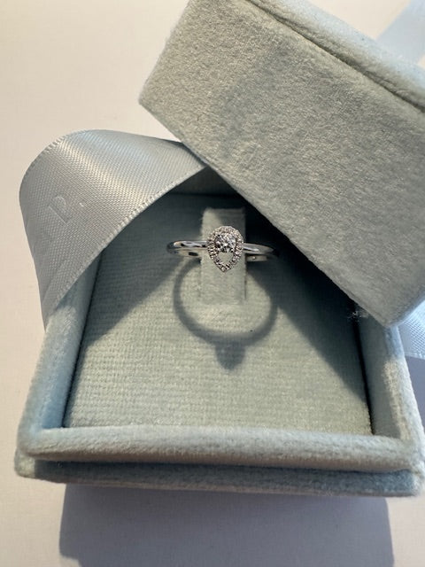 Dulci Nea Ring 250.459 - Wit Goud 18ct 0,15ct, Diamant Maat 52