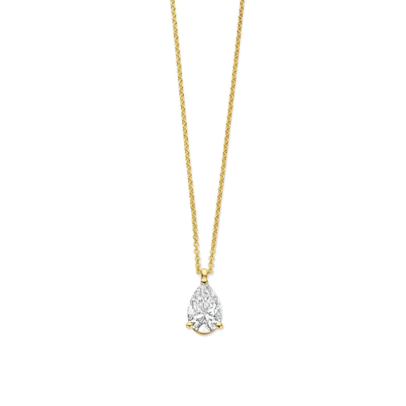 Dulci Nea Halsketting 250.462 - Geel Goud 18ct, Labgrown Diamant 0,77ct