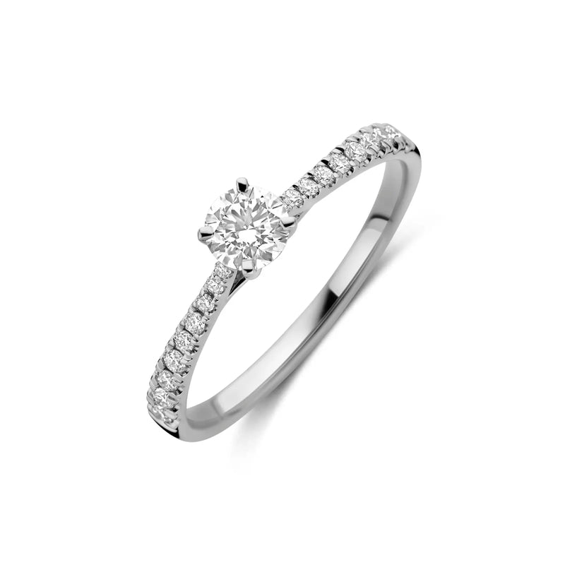 Dulci Nea Ring 250.465 - Wit Goud 18ct, Labgrown Diamant 0,44ct, Maat 55