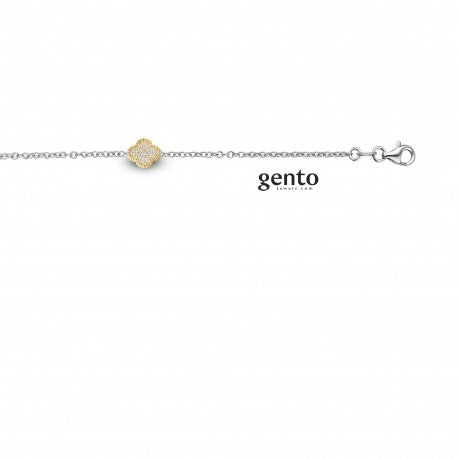 Gento Armband 250.470 - Zilver & Plaqué, Zirkoon