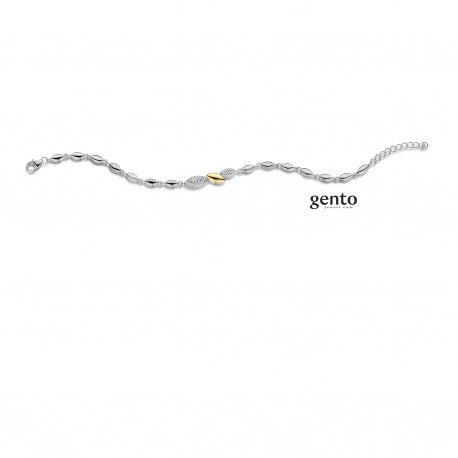 Gento Armband 250.471 - Zilver & Plaqué, Zirkoon