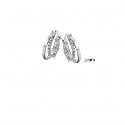 Gento Oorringen 250.486 - ZIlver, Zirkoon