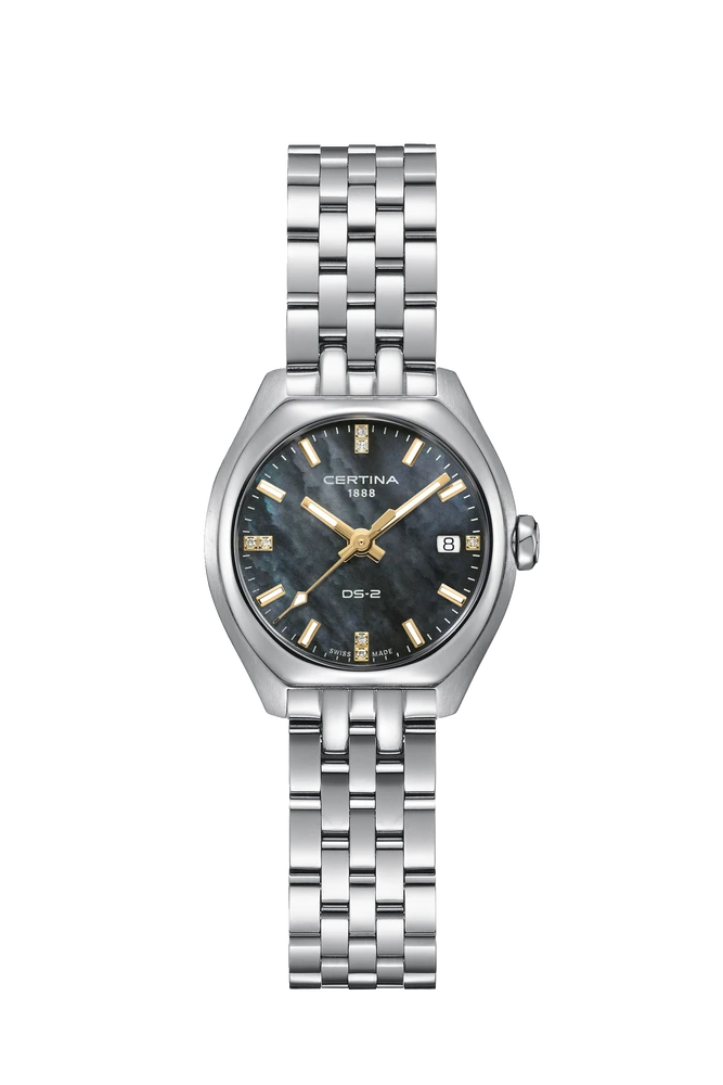 Certina Horloge C049.210.11.126.01 - Waterdicht, Diamant, Saffier Glas, Staal
