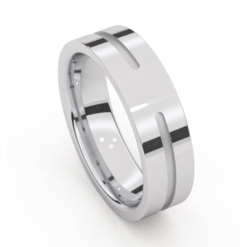 Amici Ring 5524-PO/65 - Staal, 6,5 mm, Maat 62
