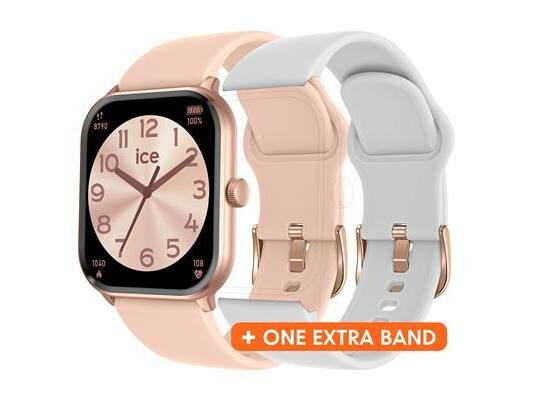 Ice Watch Horloge 022251 - Smart Watch  Ice 1.0., Nude & White, Extra Polsband, Dames