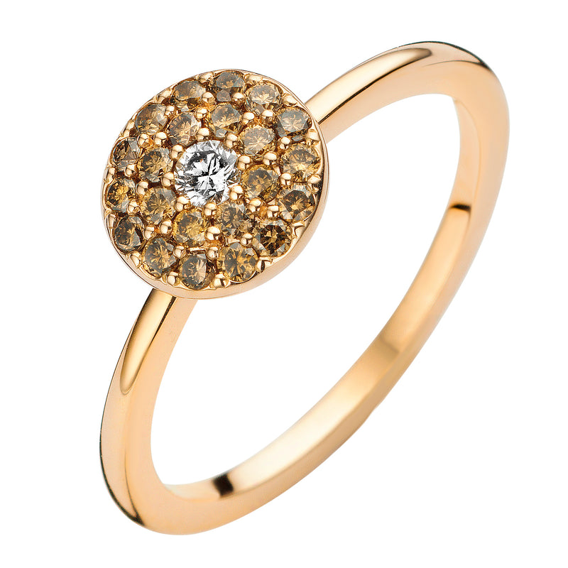 Moondrops Ring 200.391 - Rosé Goud 14ct, Diamant