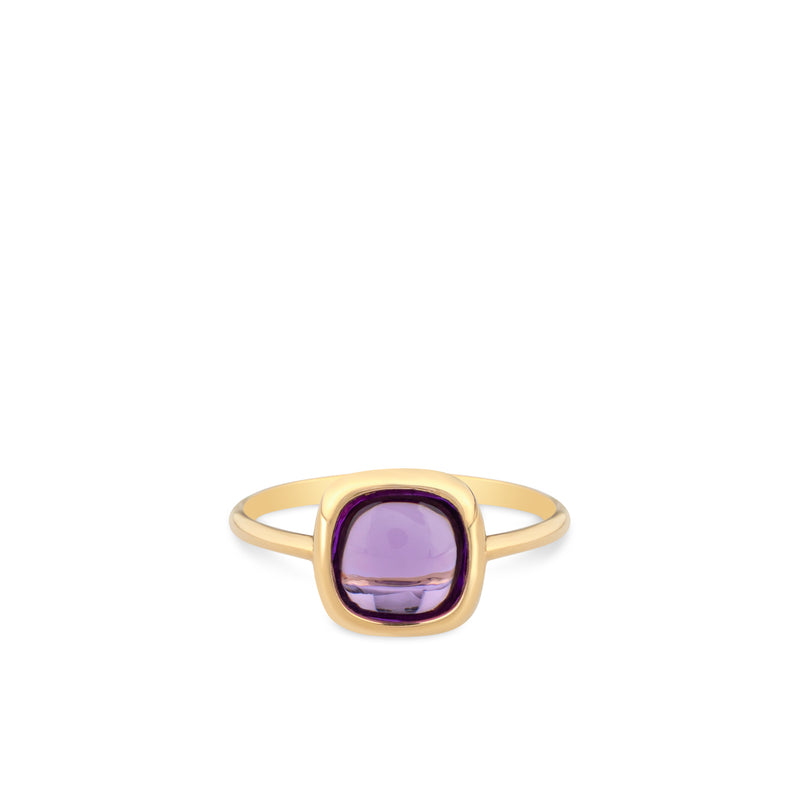 Italo Bottene Ring 200.450 - Geel Goud 18ct Purple Rhodolite
